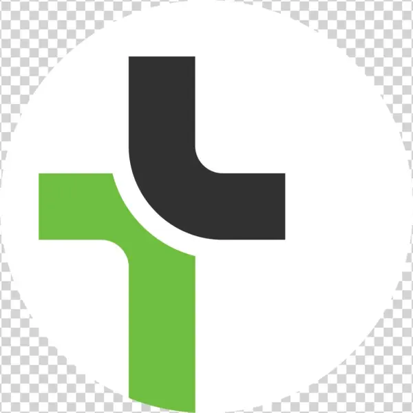 Graphic Symbol Inverted Large - Circle