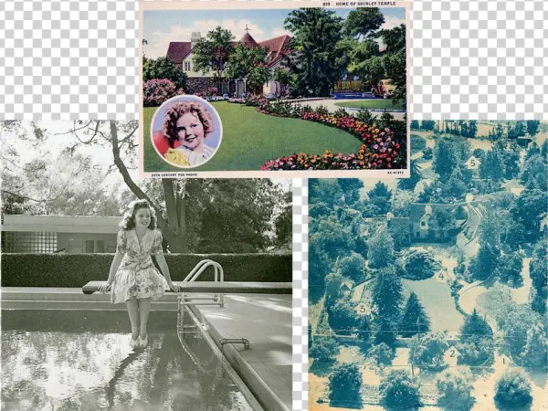 Houses Shirley1c - Giclee Painting: Shirley Temple, Home, 61x41in.