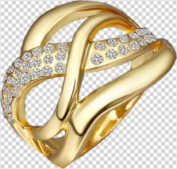 Image03 - Lady Fashion Zinc Alloy Plated With Rhinestone Mid