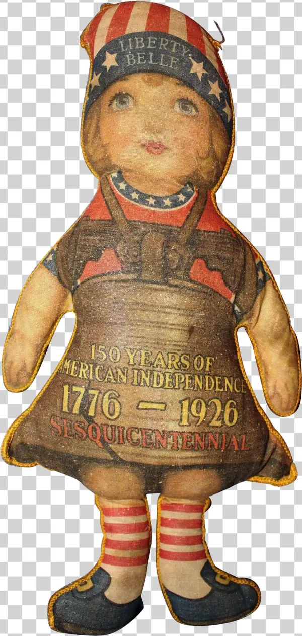 Liberty Bell Doll From Sesquicentennial - Doll
