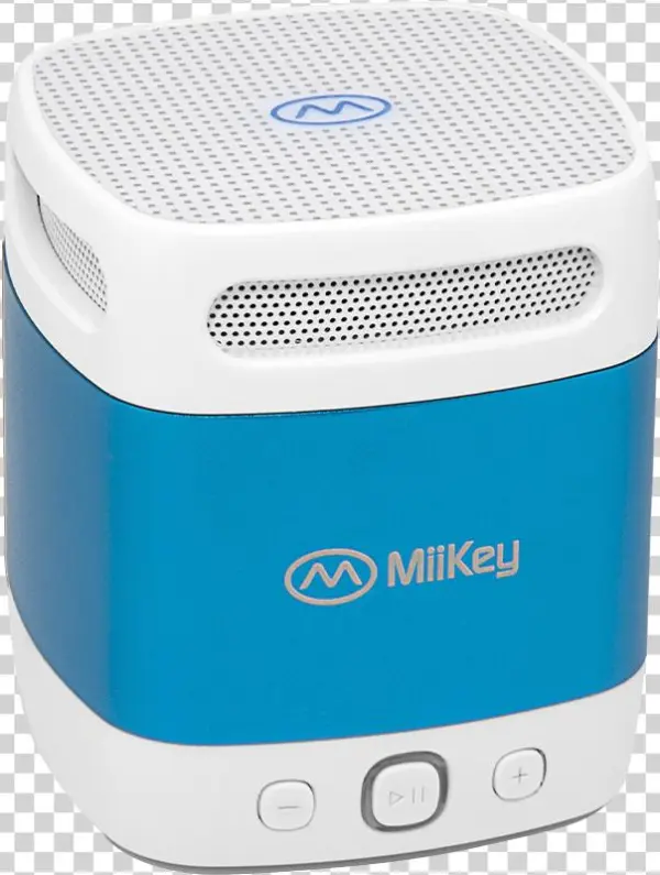 Miikey Miibox Mini Bluetooth Speaker - Miibox Mini Blue Bluetooth ,nfc Speaker With Microphone,built-in