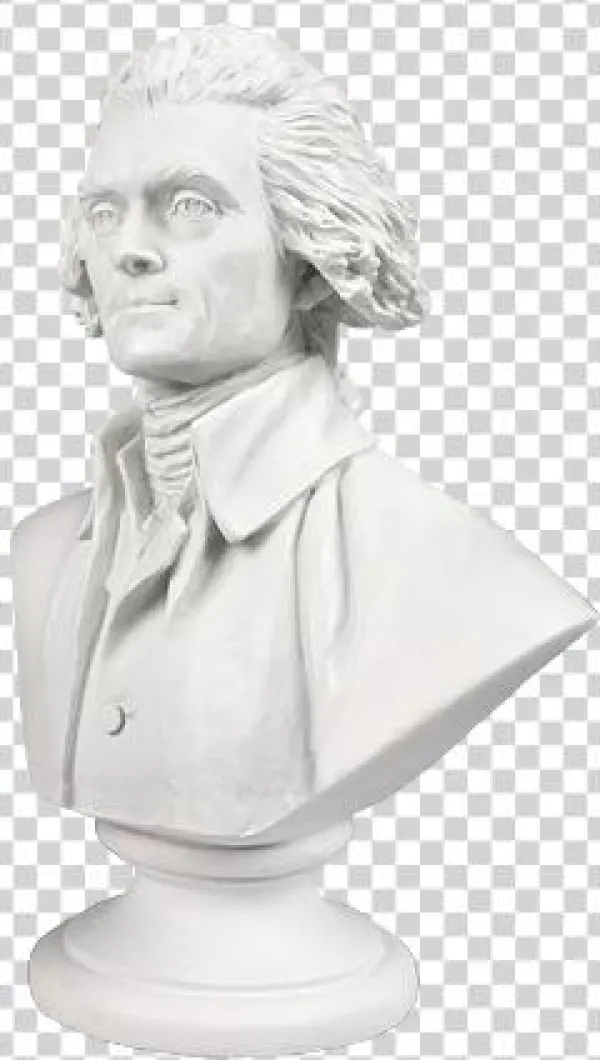 Mini Thomas Jefferson 3 Inch Bust - Great Americans Sale - Thomas Jefferson Bust - Founding