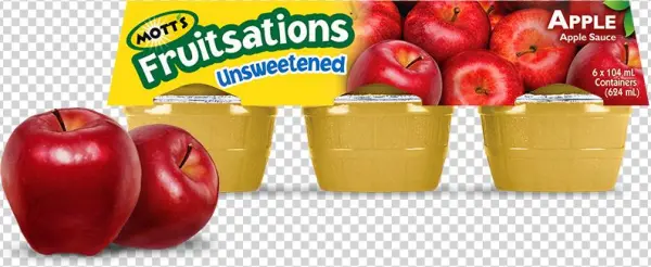 Mott's Fruitsations Unsweetened Applesauce Nutrition