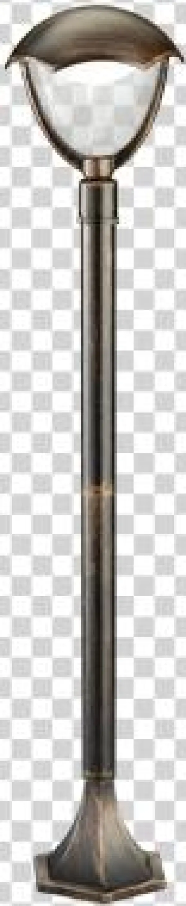 Pole - Outdoor Pole Cappe 100cm Led Antique Rust Modern Ip54