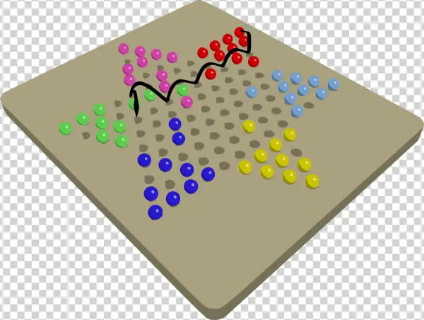 This Free Icons Png Design Of Chinese Checkers Game