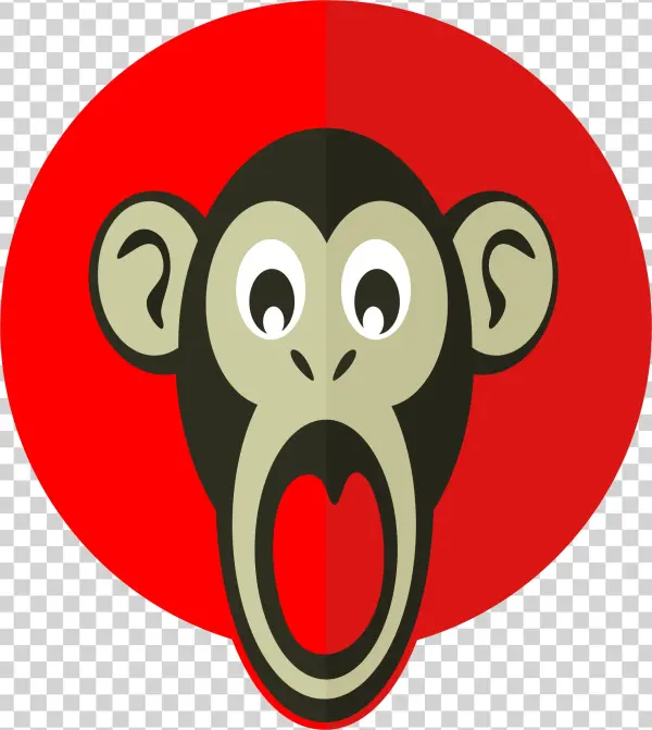 This Free Icons Png Design Of Shocked Monkey