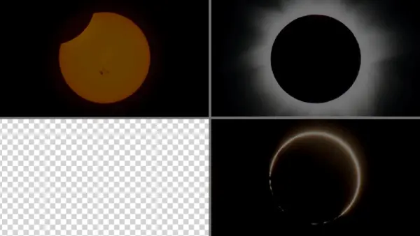 Total Eclipse Annular Eclipse - Circle