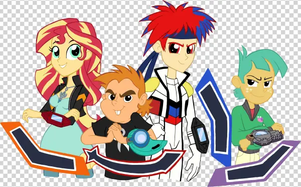 1256029 Safe Oc Crossover Sunset Shimmer Snails Snips