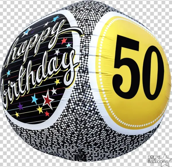 50th Birthday Milestone Sphere 17 In*