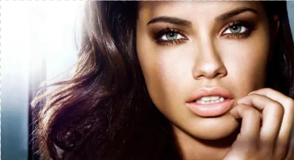 Adriana Lima - Adriana Lima Beautiful Hot Portrait Model 32x24 Print