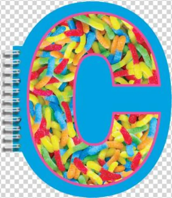 C Initial Notebook - Iscream Vanilla Scented Letter C Initial Squishem Backpack