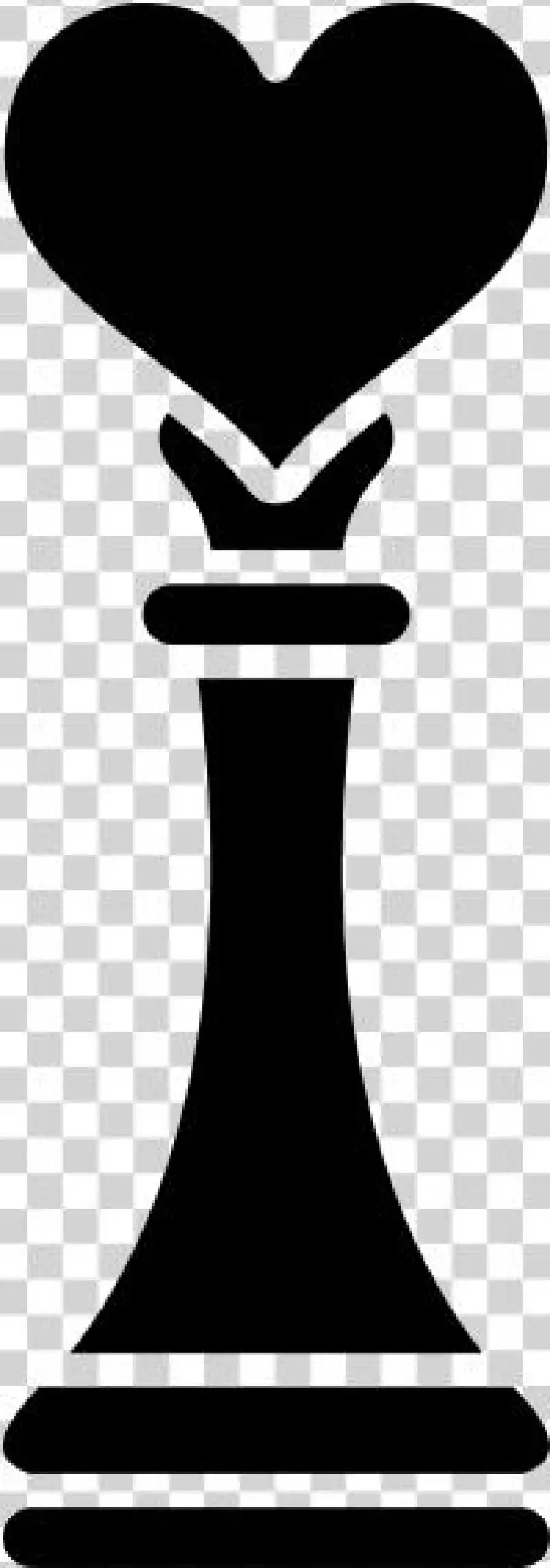 Chess Piece Rubber Stamp - Chess