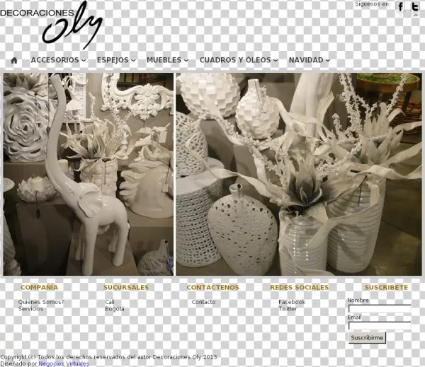 Decoraciones Oly Competitors, Revenue And Employees - Website