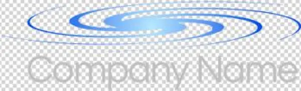 Faded Blue Swirl Logo - Logo