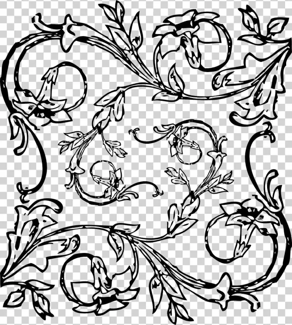 Floral Decoration Clipart Png