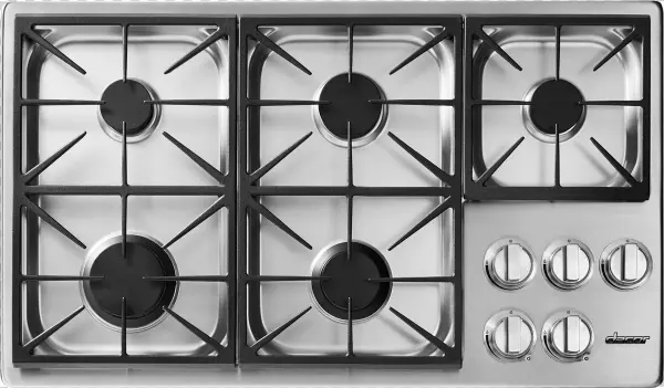 Heritage 36″ Professional Gas Cooktop - Dacor Discovery Dyct365gw/lp/h 36" Propane (high Altitude)