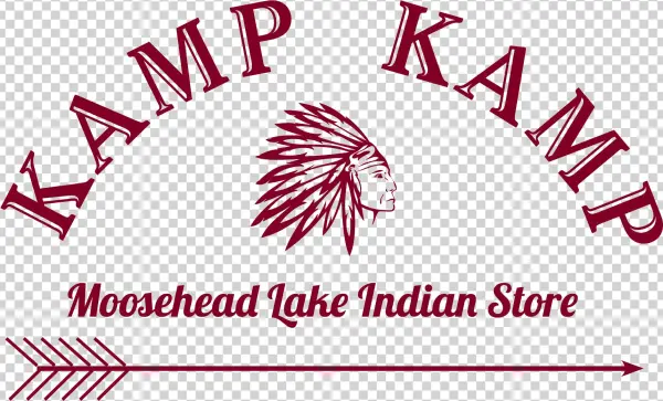 Kamp Kamp Kamp Kamp - Amerindian Indian Wall Art Sticker Decal, Black, Size