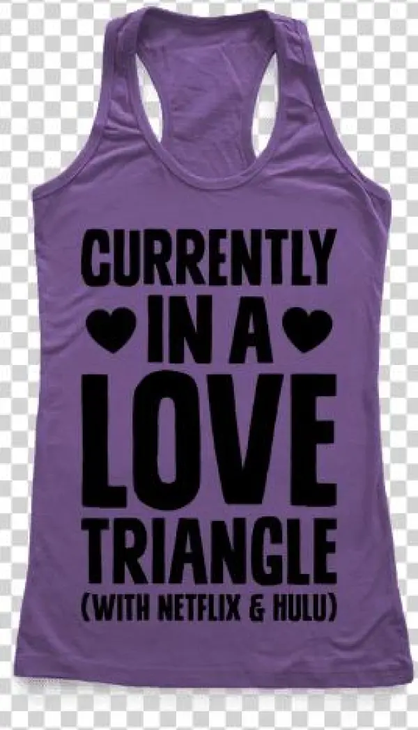 Love Triangle Racerback Tank Top - Bachelorette Tank Tops