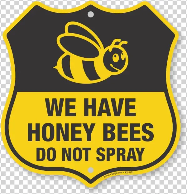 No Spray Shield Sign - Praktikplads