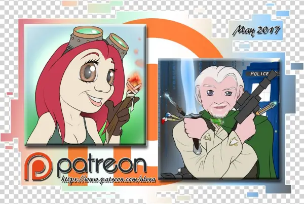 Patreon Icons - May - Cartoon