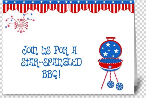 Patriotic Barbecue Invitation Greeting Card - Maria Dolores Pradera / Origenes (remasterizado 2cd)