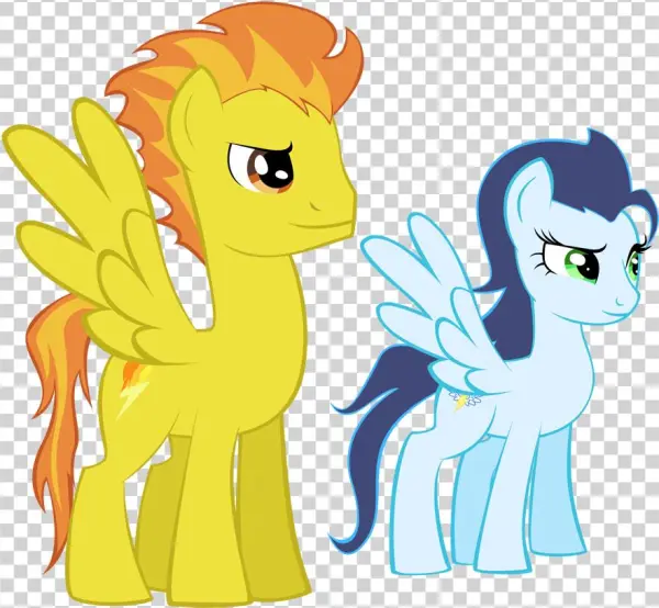 Pony Mammal Yellow Fictional Character Vertebrate Horse - Flamethrower Pony