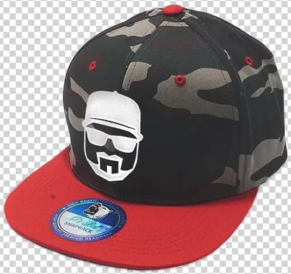 Red Camo Snapback