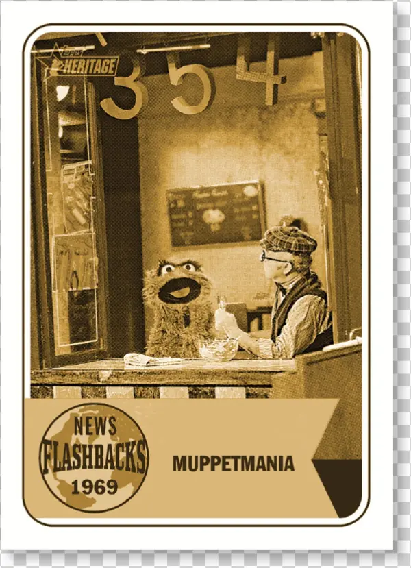Sesame Street 2018 Topps Heritage Baseball News Flashbacks - News