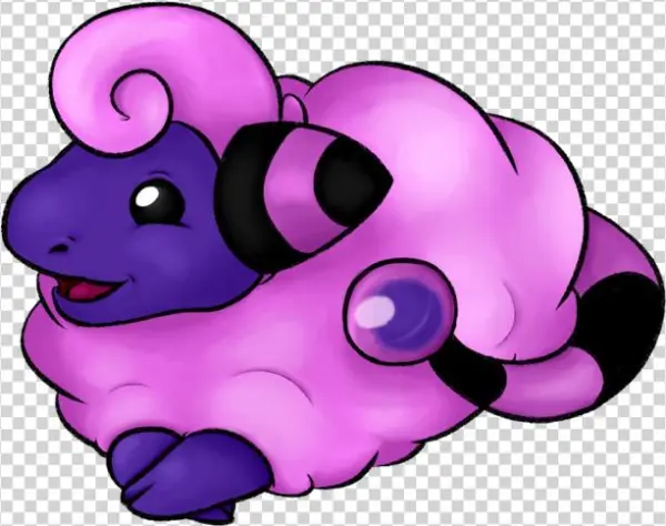 Shiny Mareep - Cartoon