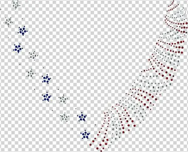 Stars & Stripes V-neckline - Neckline