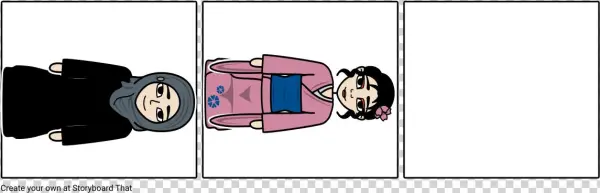 Two People - Cartoon