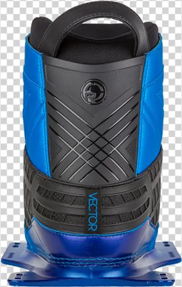 2017 Radar Vector Platinum Blue Feather - Radar Vector 2017 Waterski Boot W/front Feather Frame