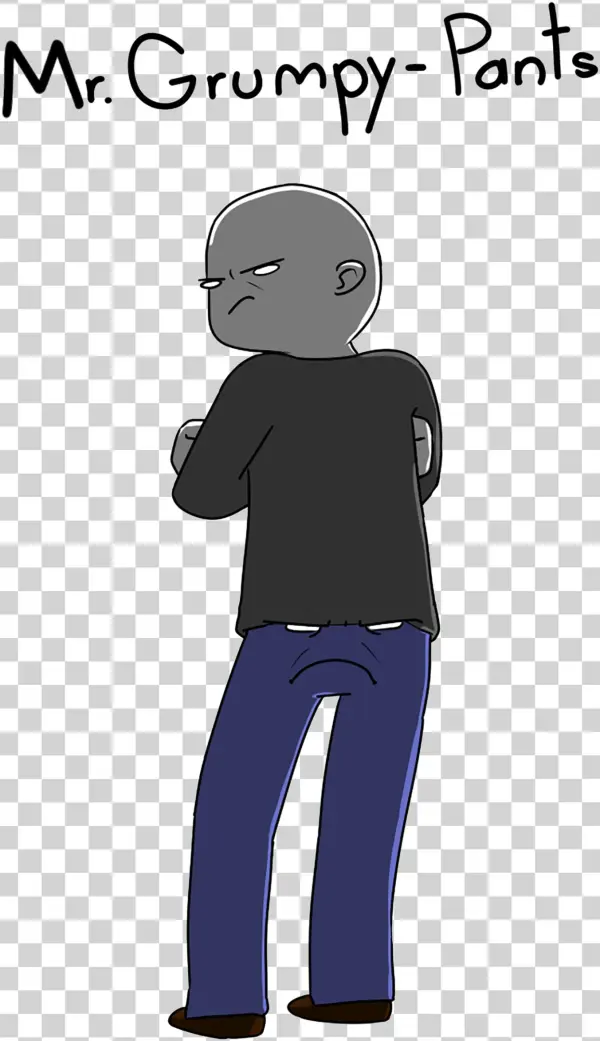 Author Comments - Grumpy Pants