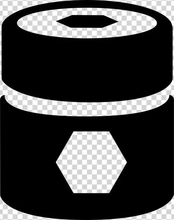 Barrel With Pentagons - Scalable Vector Graphics