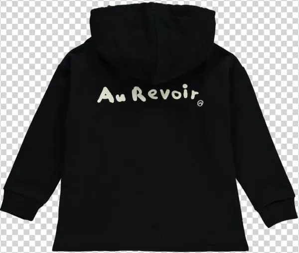 Beau Loves Black Bonjour Au Revoir Hoodie - Hoodie
