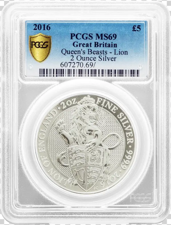 Certified Silver Coins - Stříbrná Investiční Mince The Queen's Beasts The Lion