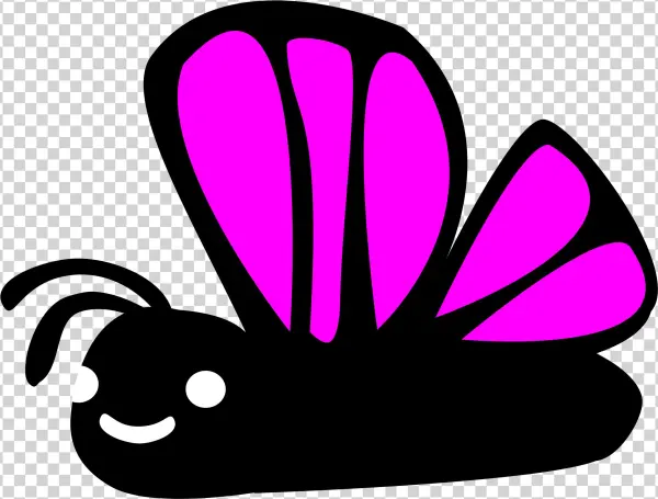 Cute Purple Butterfly Trucker Hat, Adult Unisex, White