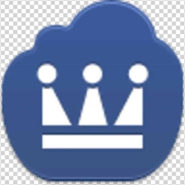 Dark Clipart Blue Crown - Facebook