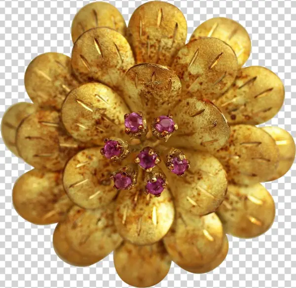 Gold Flowers Png