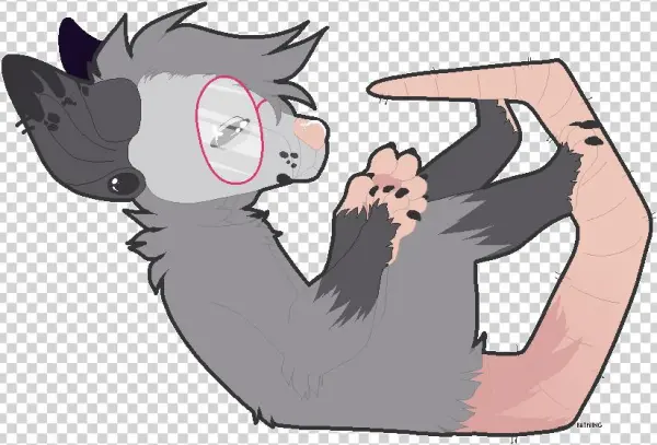 Poss Pixel Floatie - Fur