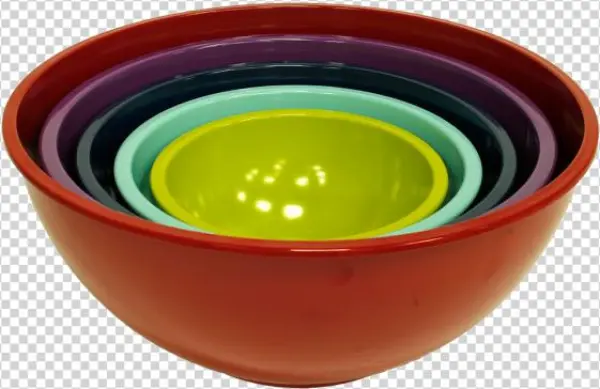 Proctor Silex Set Of 5 Melamine Mixing Bowls Assorted