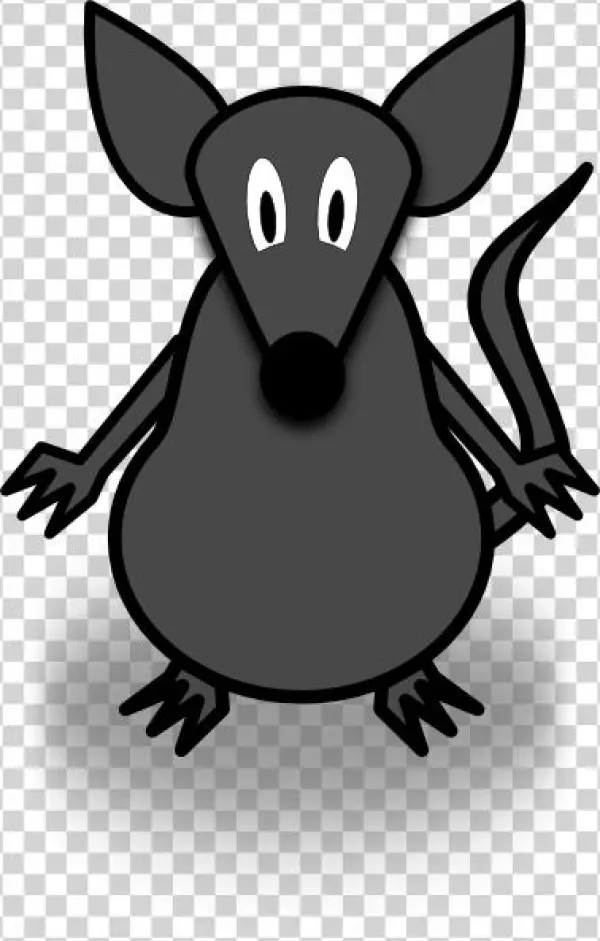 Simple Cartoon Mouse Svg Clip Arts 378 X 593 Px