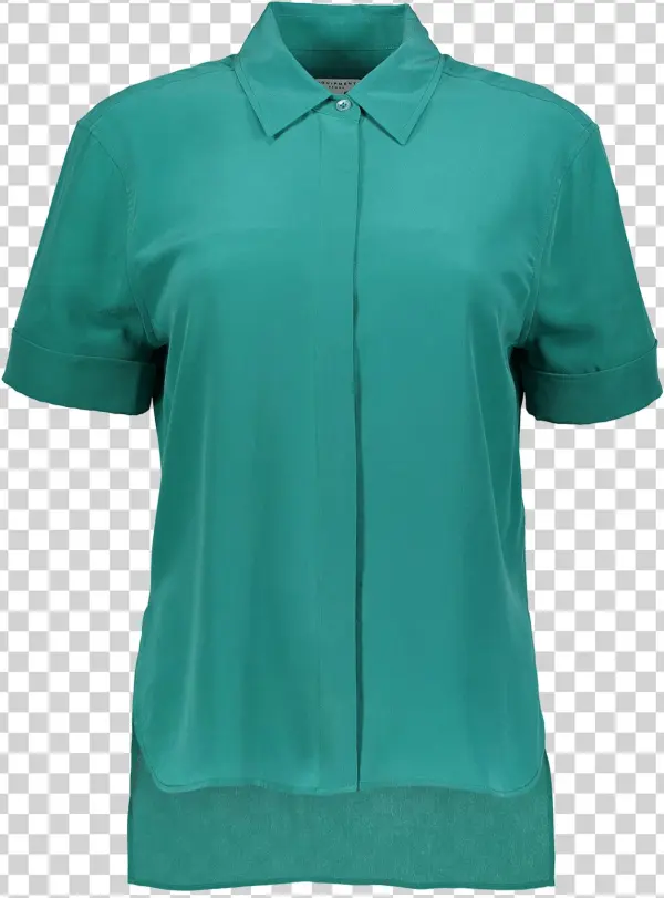 Ss Paulette Blouse Tennis Court - Polo Verde Jade