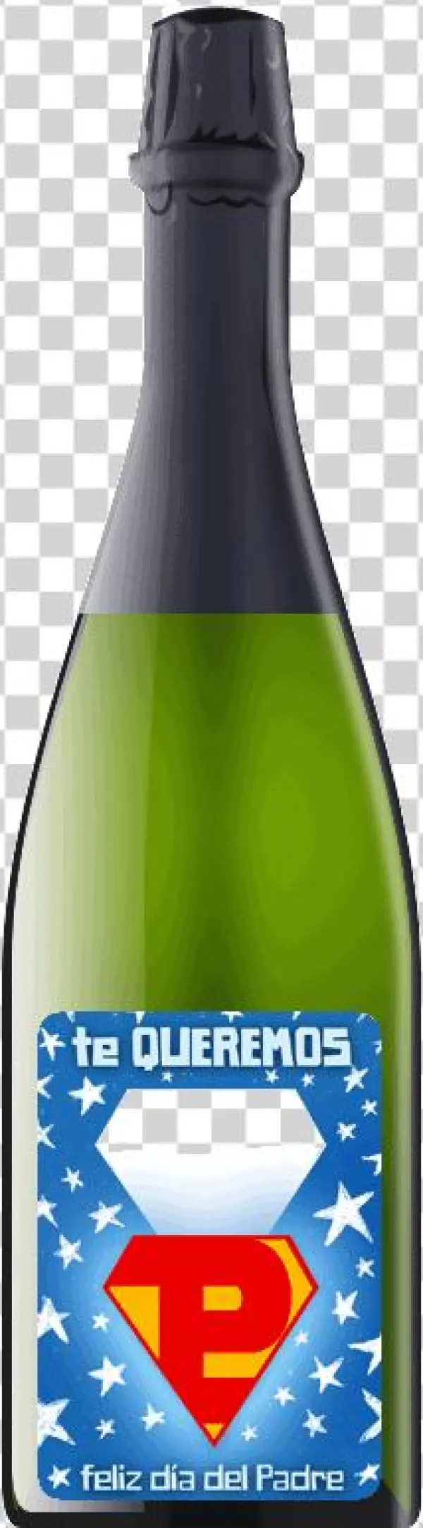 Super Papa - Glass Bottle