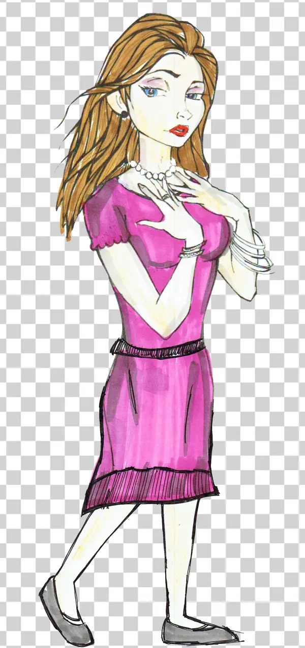 The Chameleon Friend Amiecameleon - Illustration