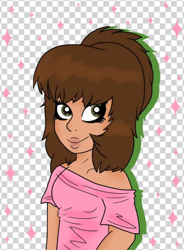 The Flirty Girl - Cartoon