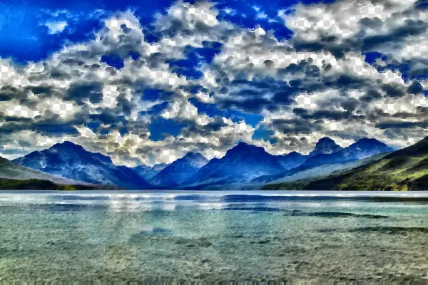This Free Icons Png Design Of Surreal Lake Mcdonald