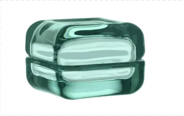 Vitriini Water Green Glass Box, 2 Sizes