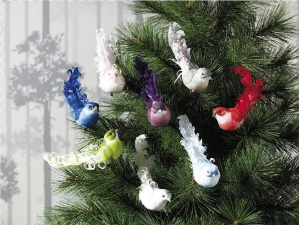 Adornos Navidad - Pajaros