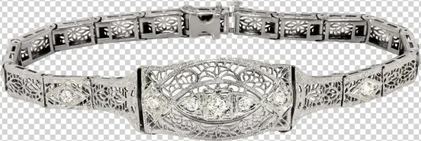 Art Deco 1930's Vintage Old European Transitional Cut